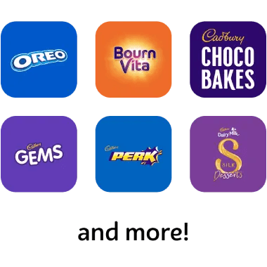 Mondelez brands including Oreo and Bournvita