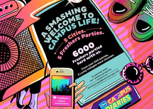 MTV Campus Diaries campaign artwork