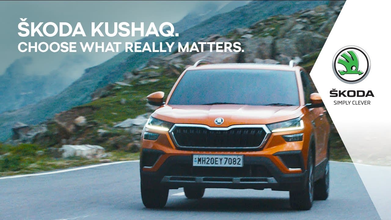 Škoda KUSHAQ campaign artwork