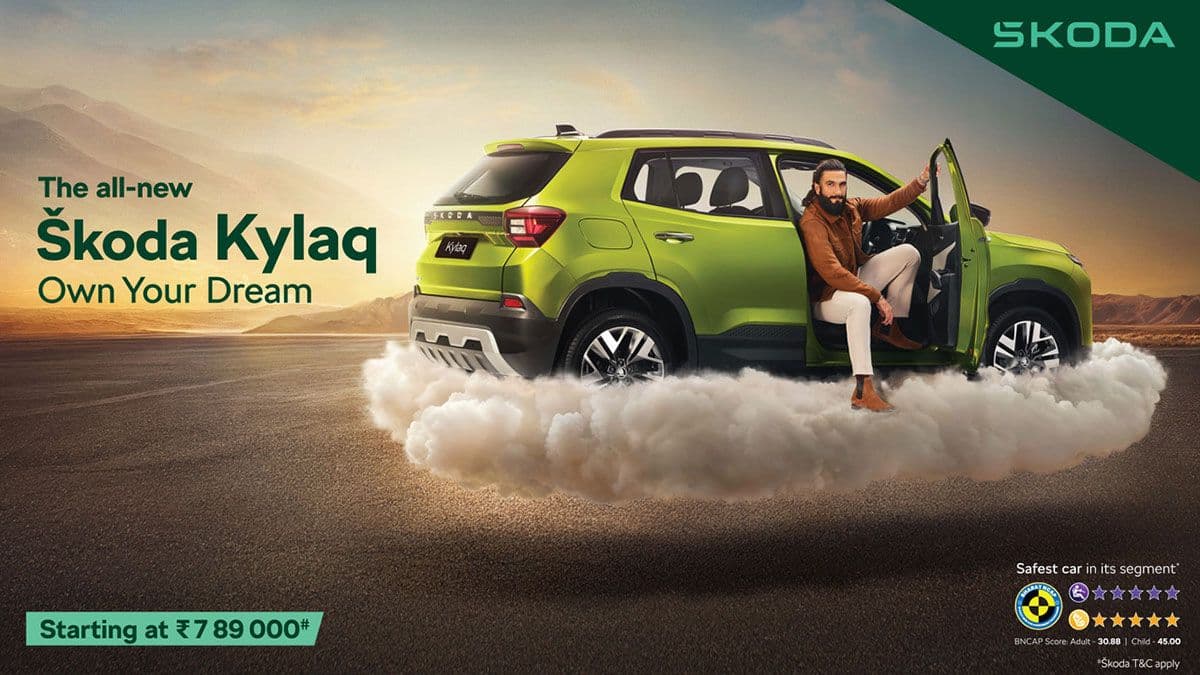 Škoda KYLAQ campaign artwork