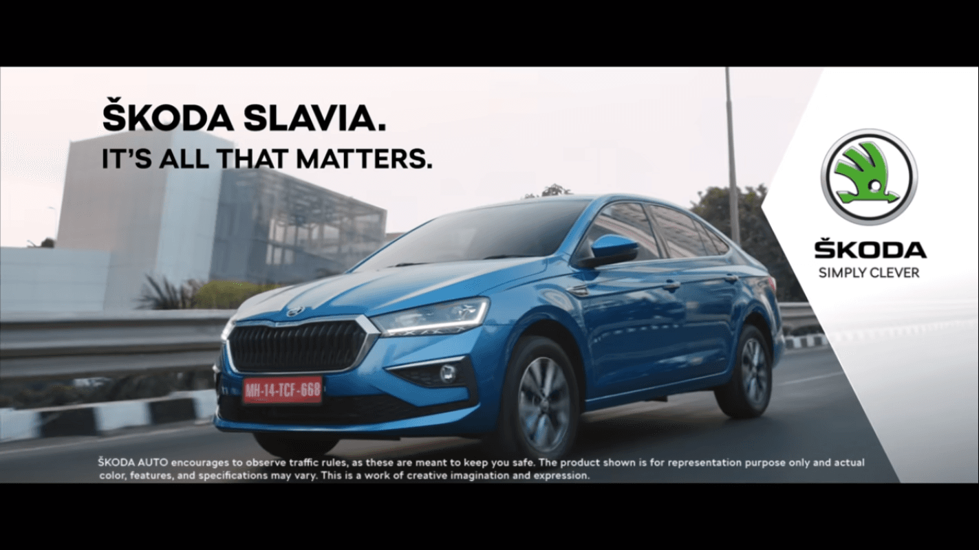 Škoda SLAVIA campaign artwork
